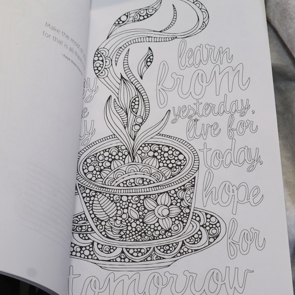 Creative Coloring Inspirations Today is Going to Be Awesome Art Activity Book - Picture 6 of 7